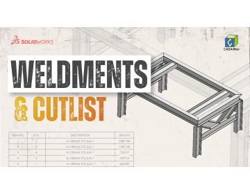 SOLIDWORKS Weldments & Cut List: Complete Workflow Tutorial